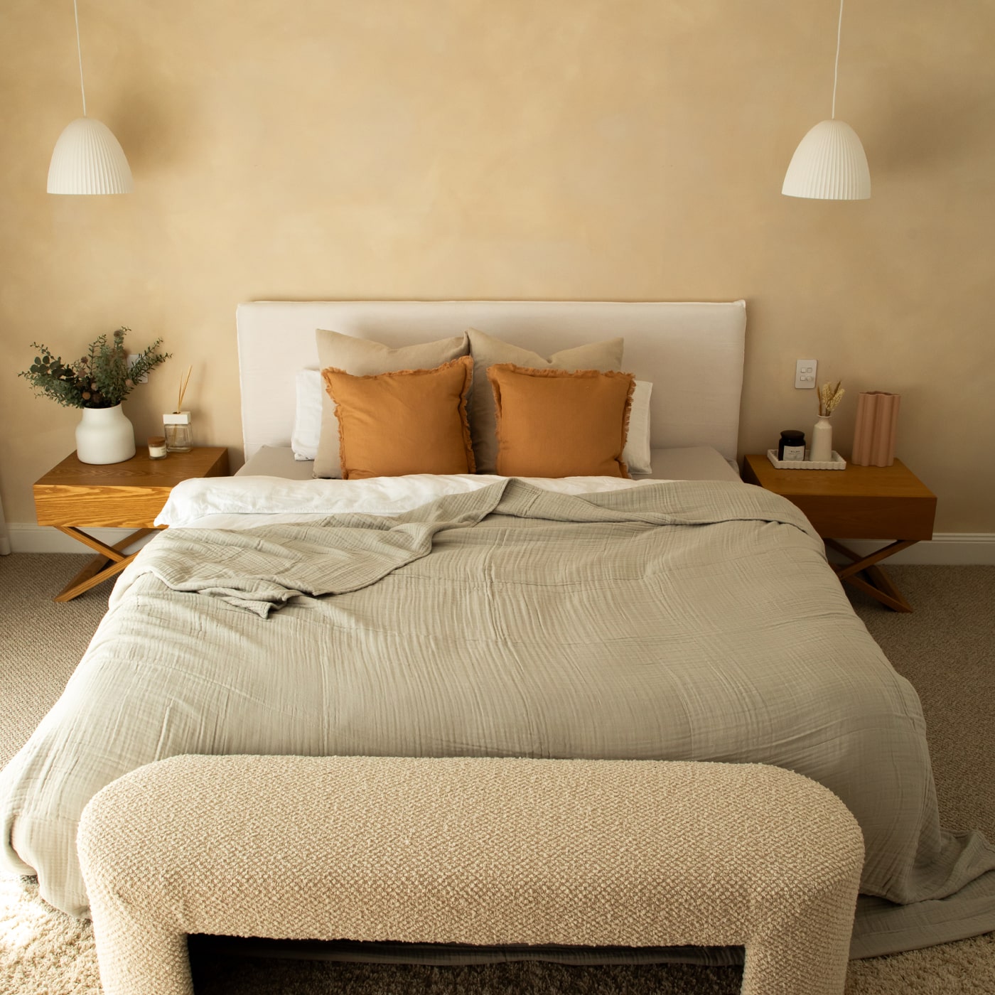 Soothing muslin blanket in Light Grey