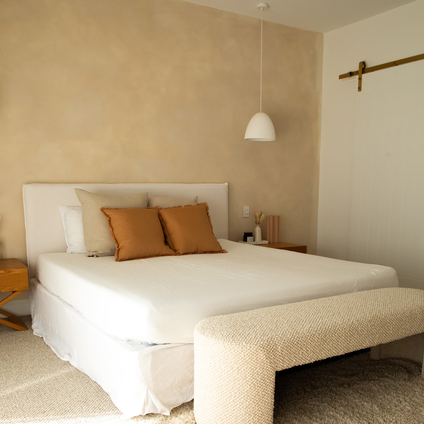 Muslin fitted sheet in Snow White