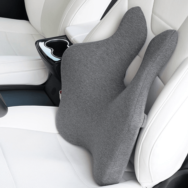 Memory Foam Lumbar Support Cushion for Home Office Car Seat Back